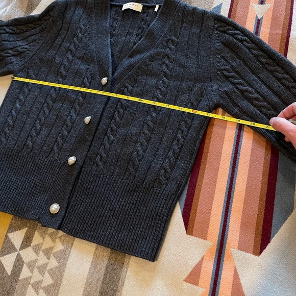 Sandro Wool cardigan with pearl buttons - Picture 7 of 14